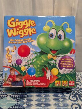Giggle Wiggle Board Game By Goliath Twisting Turning Race To The Top 2-4 players